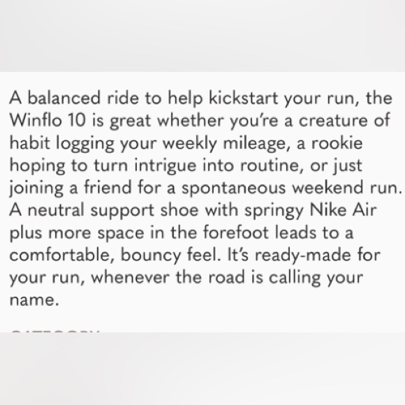 New women Nike Zoom Winflo rubber shoes sneakers running,  workout shoes size 8 - Picture 9 of 9